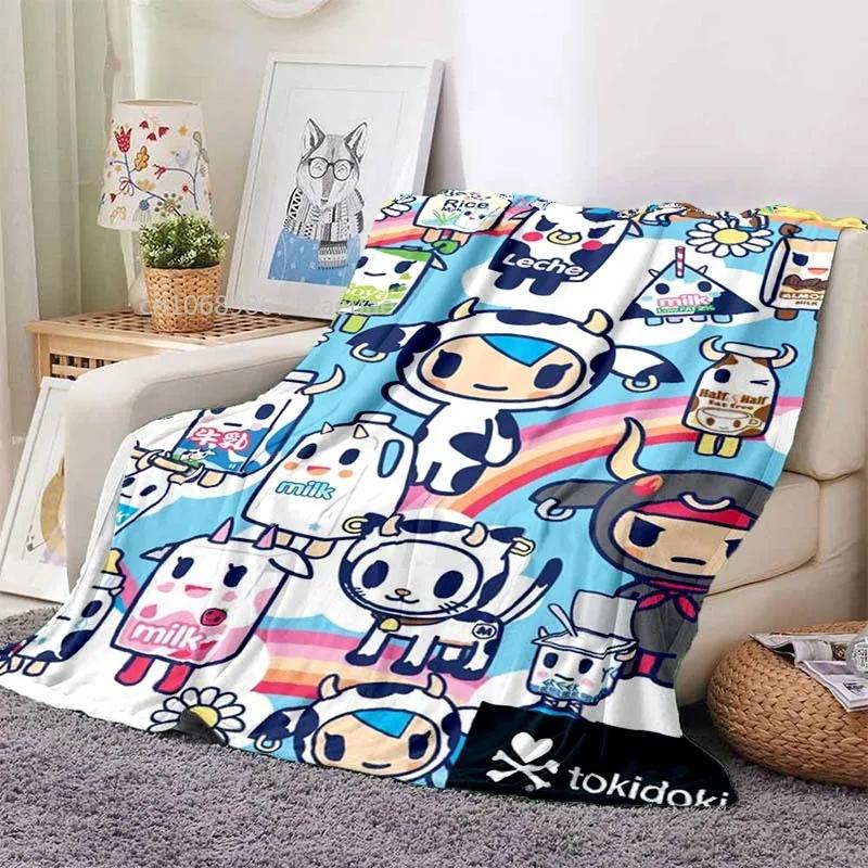 Japanese Style Tokidoki Blanket Anime Fantastic Print Flannel Blankets for Beds Sofas Warm Bed Soft Blanket