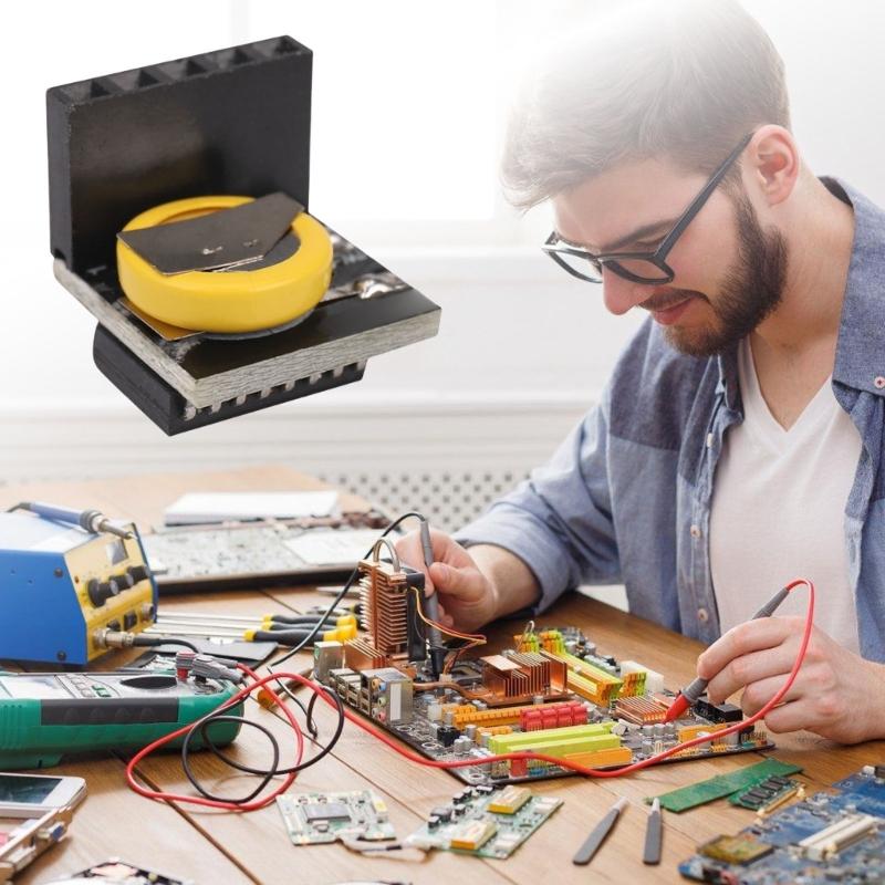 Real Time Clock Module With Builts in Battery Compactly Design I2C Communication for Embedded Systems Accessory