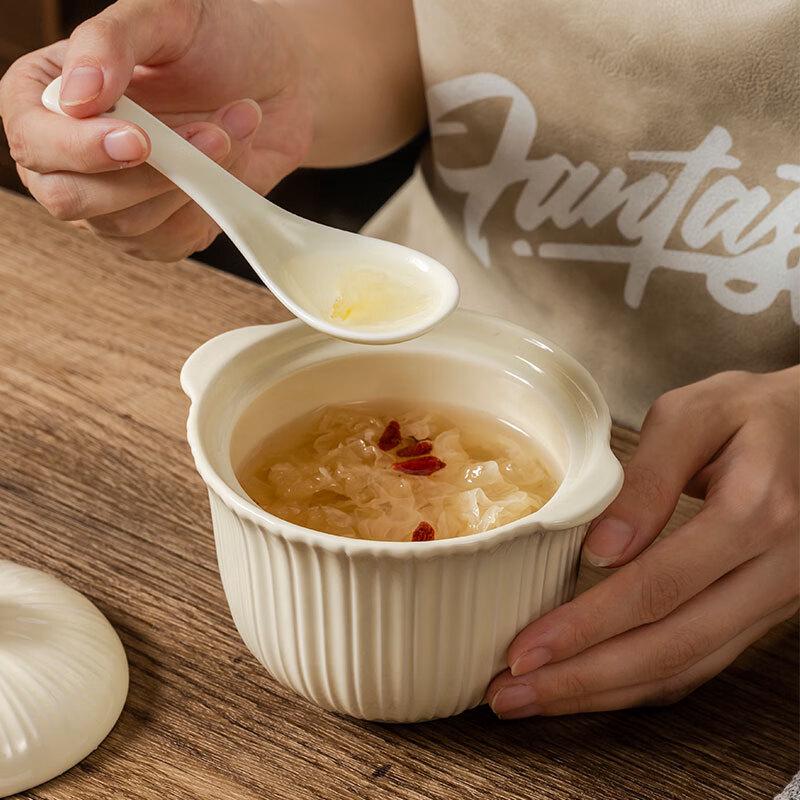 Zhaoran Ceramic Double-Boiler Stew Pot Set