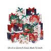 Christmas Gift Bag Treat Portable Storage Handbag Decoration with Bow Tie Goody for Birthday