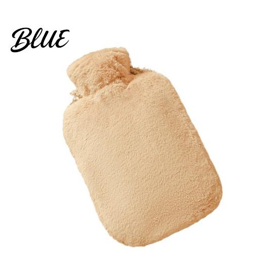 Durable Heat Pack PVC Hot Water Bottle with Plush Cover, 1000/2000ML Leakproof Bag, Leak Proof Bag Cold Compress Pouch for Shoulder, Back, Hand, Legs,