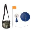 6PCS Ice Fishing Flag Outdoor Sign Portable Tip Up Angler Ice Fishing Supply with Storage Bag for Wi