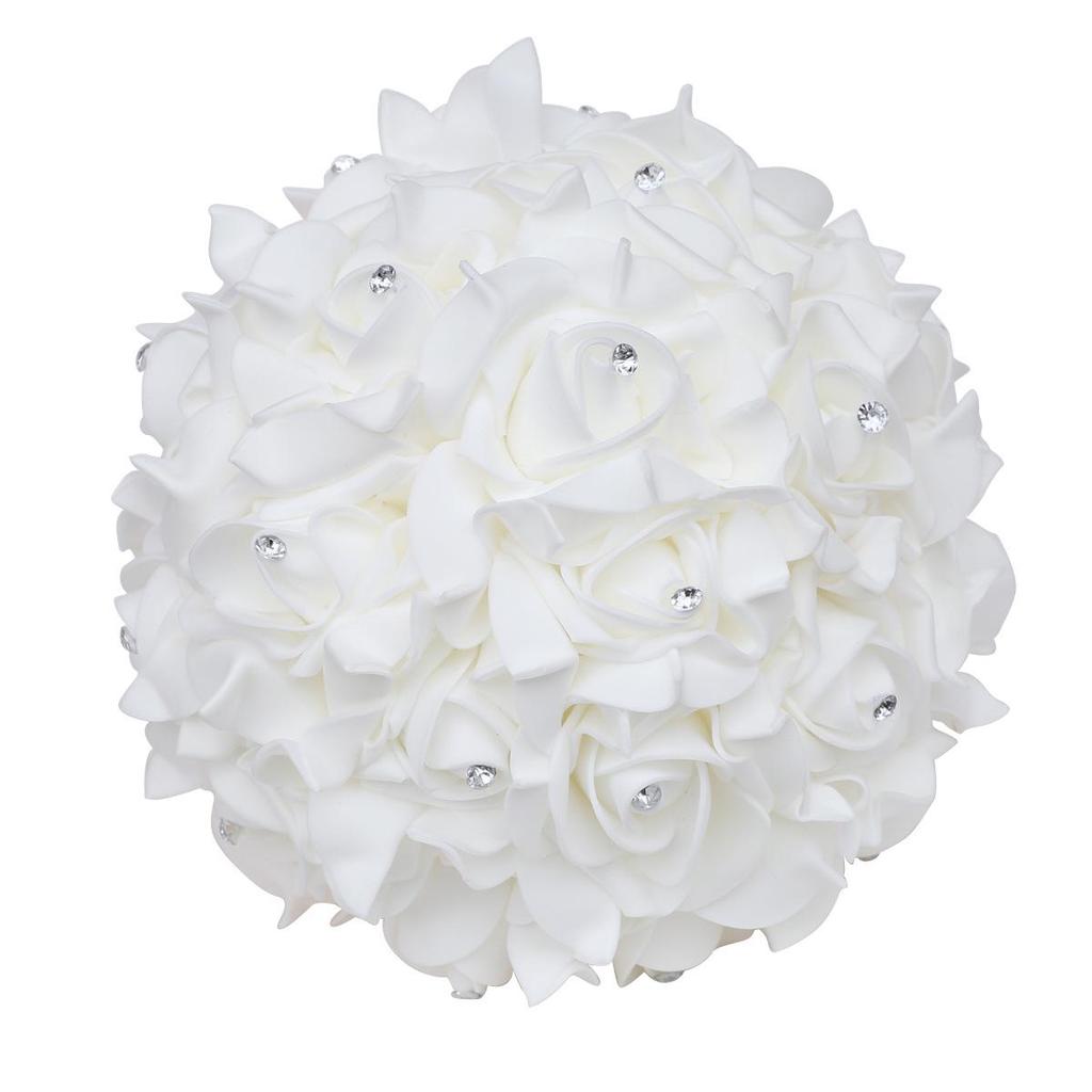 Multicolor PE Foam Bridesmaid Hand Bouquet for Weddings