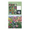 2026 Flowers Wall Calendar Floral Illustration Monthly Planner with Hand-Drawn Botanical Artwork for Home Office Use
