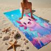 Fantasy Axolotl Moon Night Sky Beach Towel, Super Soft Microfiber, Gift for Her/Him, Birthday, for Pool, Beach, Travel, Home Decor Fan gifts