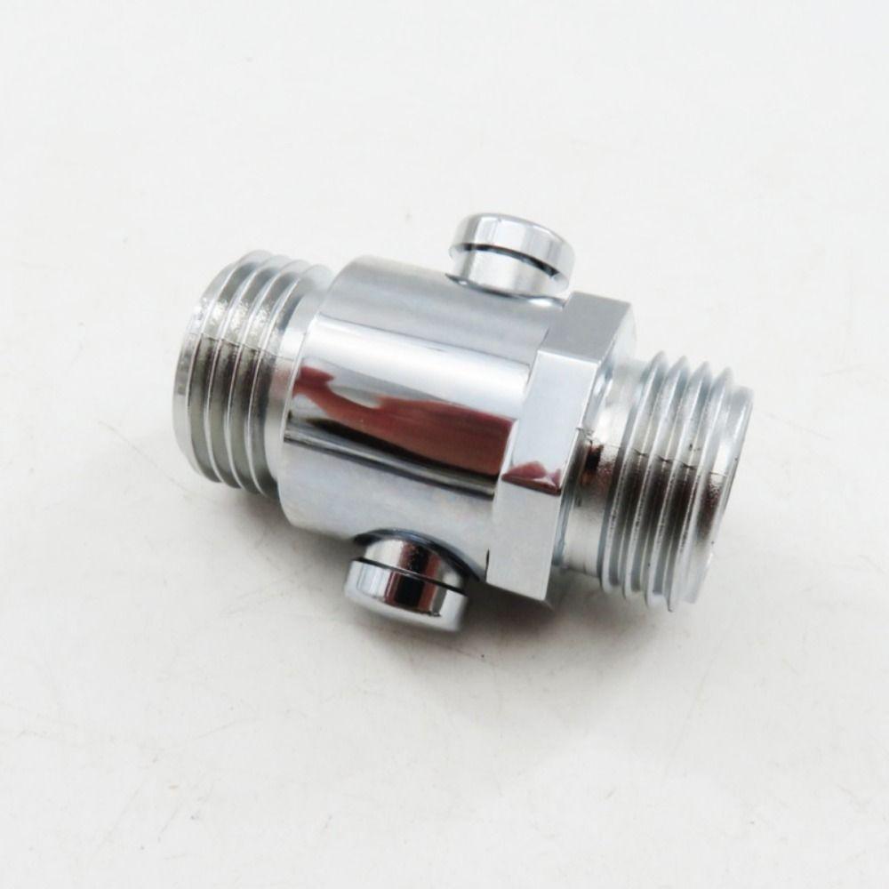 Water Pressure Control Shower Head Arm Diverter Sprayer Shut-Off Switch  Bathroom Parts