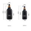 Dish Soap Bottle with Wood Pump Liquid Soap Dispenser Hand Soap Lotion Container Refillable Jars for Kitchen Bathroom 500/300ML