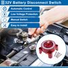 Battery Disconnect Switch 32V Battery Power Cut Isolator Kill Switch ON/Off Batteries Cut Off Switches for Cars Vehicles RVs and Boats 1 Pc