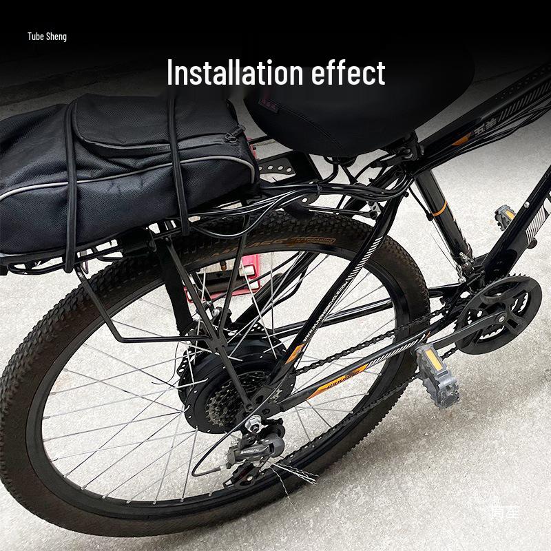 48V Electric Pedal Assist Mountain Bike Conversion Kit, 500W/750W Rear Drive, High-Speed Climbing Motor