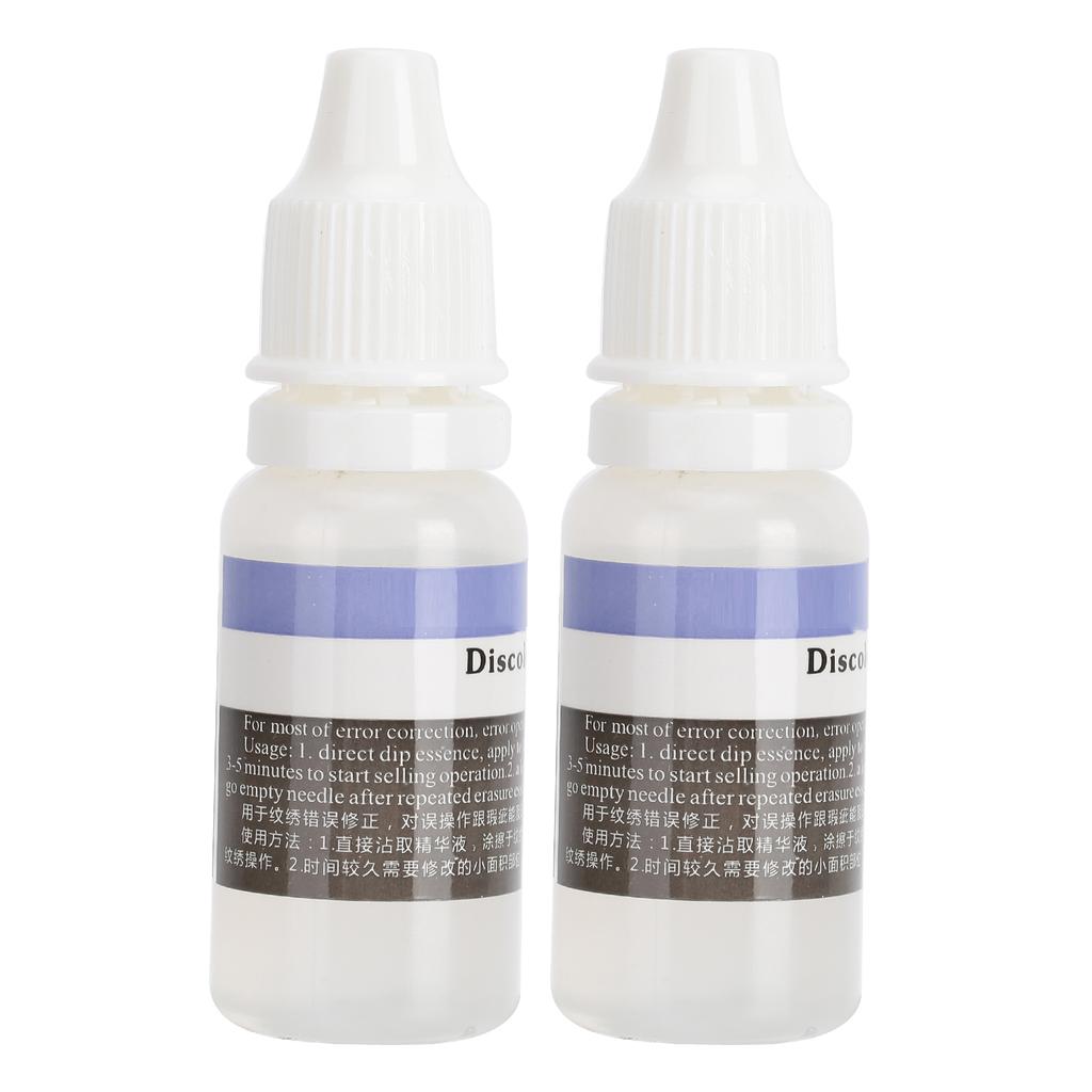 2pcs Tattoo Correction Serum Painless Pigment Fading Agent Eyebrow Lip Microblading Remover