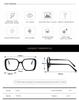 Women's Trendy Large Frame Anti-Blue Light Glasses - Cross-Border Myopia Douyin Style