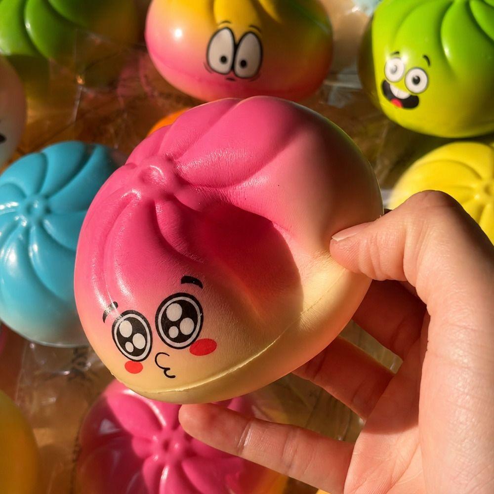 Soft Simulation Dumpling Squeeze Toy Cartoon Stress Squeeze Toy Release Anxiety Toys Home Use