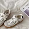 Popular retro niche German training shoes women's 2025 new summer versatile white shoes student leisure sports board shoes
