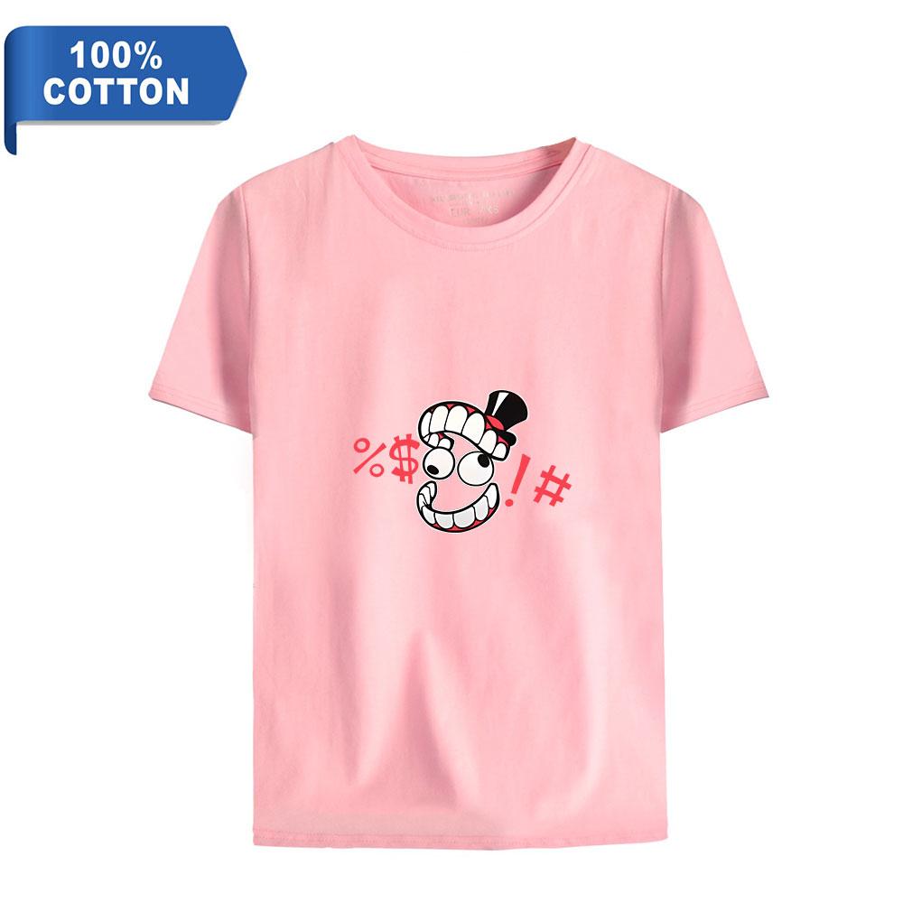 The Amazing Digital Circus Women Men's Cotton T-shirts Graphic Shirt Anime Printed O-Neck Oversized Short Sleeves Fashion Mens Clothing Streetwear