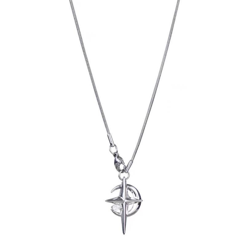 Fashion Star Pendant Galaxy Necklace for Women Men Egirls Y2K Cool Couples Necklace Clavicle Chain Original Party Jewelry Gift