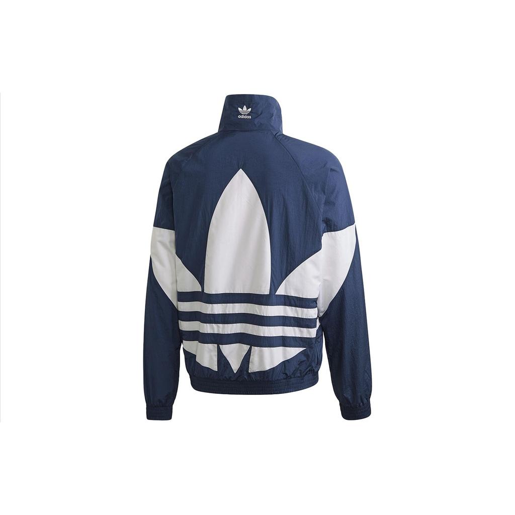 Adidas Originals Large Logo Zip Up Jacket Men Blue FM9894