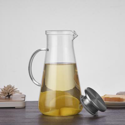 1 stücke Gläser Kaltes Wasser Flasche Küche Wasserkocher Gläser Wärme Beständig Glas Wasser Krug Kaffee Tee Topf Transparent Decanter Krug