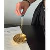 Retro Style Shell Shape Ceramic Tray Jewelry Storage Plate Tray,Gilding Ceramic mini ring, necklace, earring storage tray