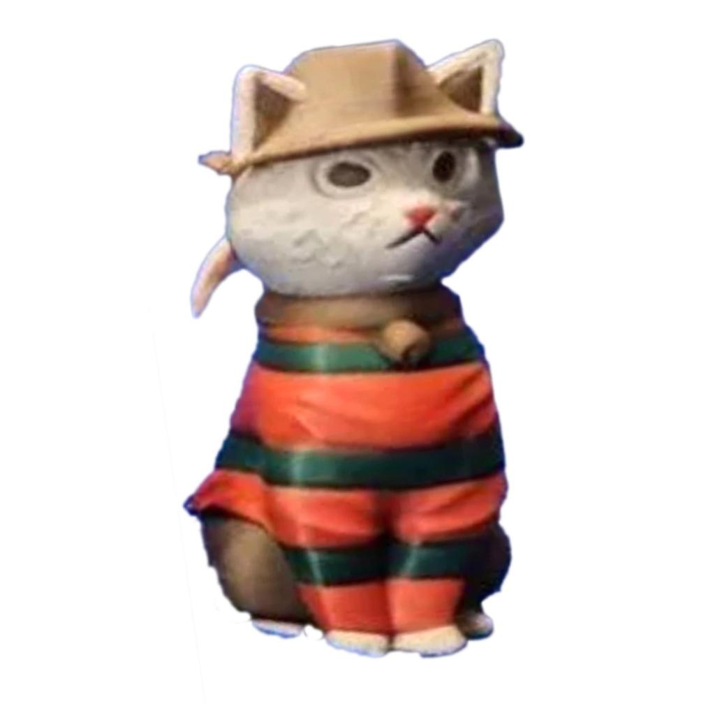 Cat Halloween Ornaments Animal Miniature Model Decoration Small Ornaments