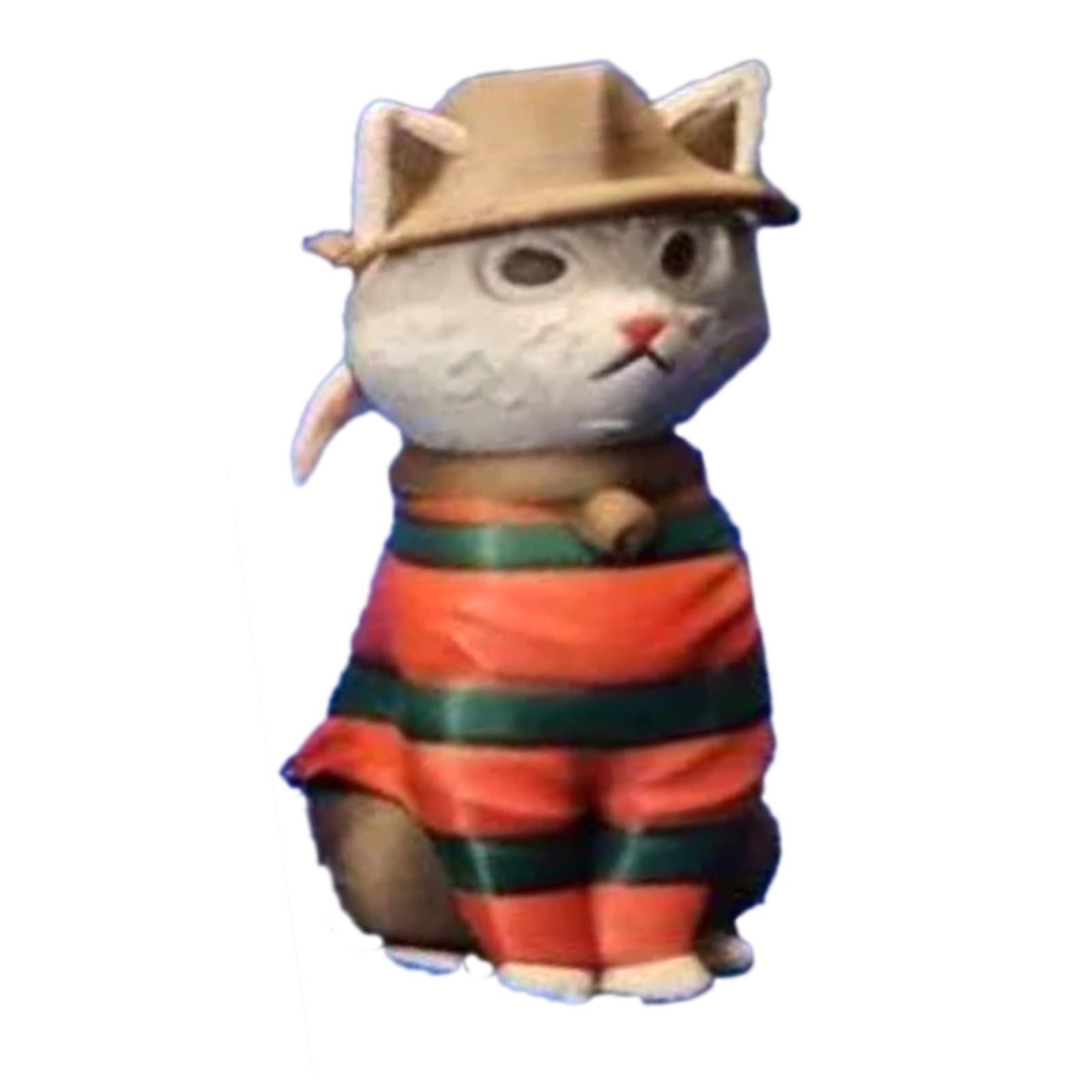 

Кошка Хэллоуин Украшения Животное Миниатюрная Модель Украшение Маленькие Украшения One Size