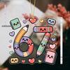 Number 67 Hanging Ornament - Acrylic Six & Seven Pendants with Pencil-Shaped Hanging Loop, Graduation Decorations Suitable for New Year