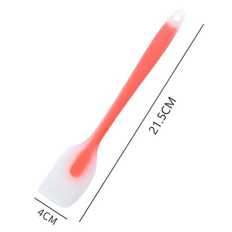 Silicone Spatula Cream Butter Cooking Baking Spatula Heat Resistant Utensils Scrape Decorator Translucent Kitchen Baking Tools