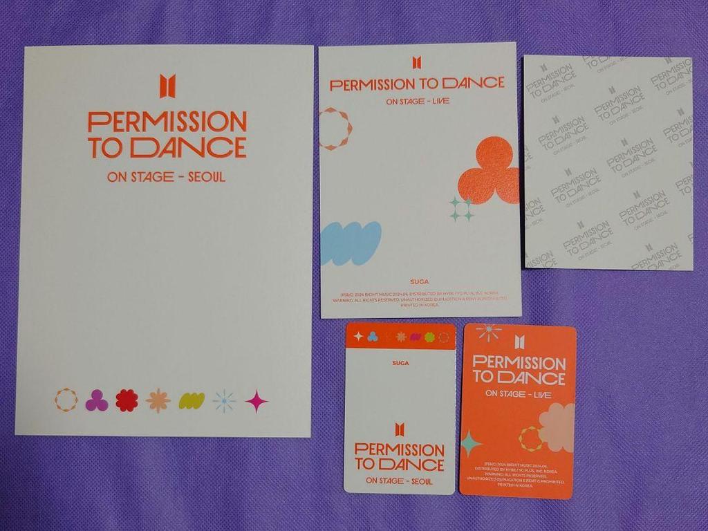 [USED] BTS PTD Album Cards SUGA