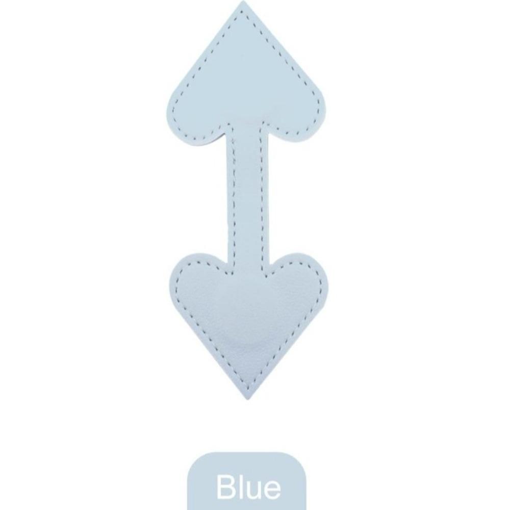 Leather Magnetic Bookmark Heart Shape Book Markers High Quality Page Divider  Reading Lovers Gift