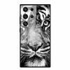 For Samsung S25 S 25 Ultra Hard Tempered Glass Case Capa Coque Bumper For Samsung Galaxy S 24 S24+ FE Wolf Phone Back Cover