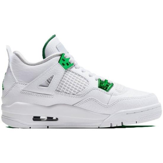 Air Jordan 4 Retro Low Green Metallic GS 408452-113