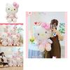 Cute Kt Cat Plush Toy Soft Stuffed Animal Doll Wholesale Gift For Birthdays