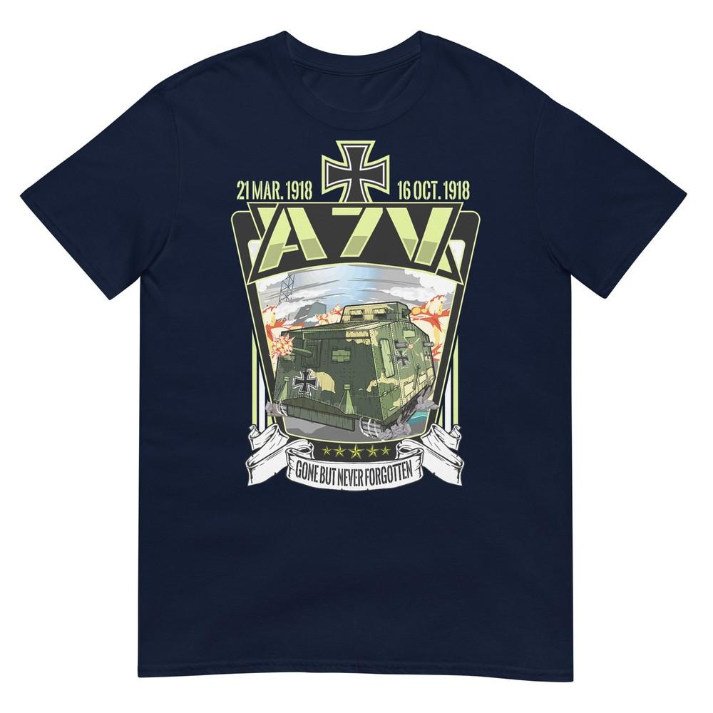 Ww1 World War Gerunisex Heavy A7v Tank Tshirt S