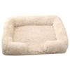 Plush Round Pet Bed for Dogs & Cats - Winter Dog Mat