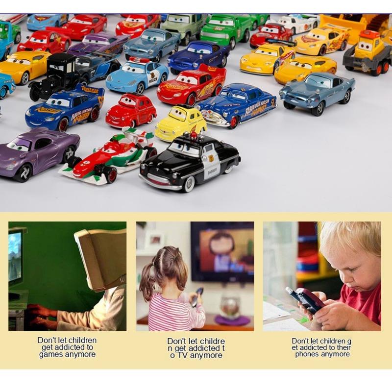 Racing Cars Cars Cars Police Cars Electroplated Toys Car Models