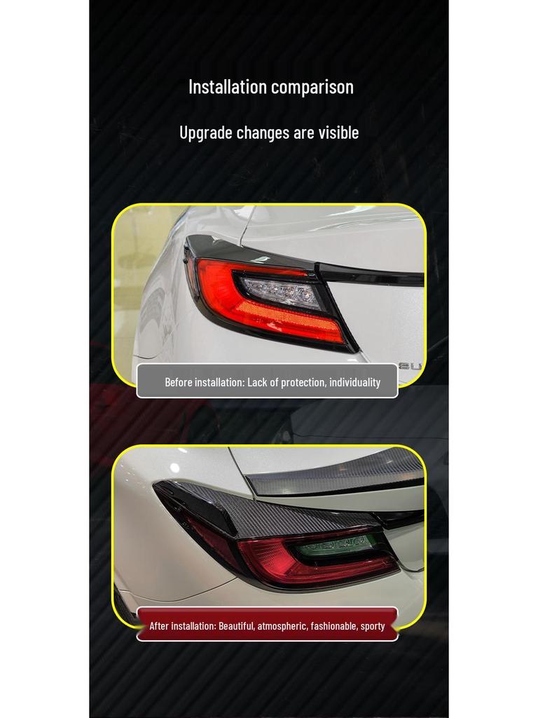 2022 Toyota GR86/Subaru BRZ Carbon Fiber Taillight Wind Knife