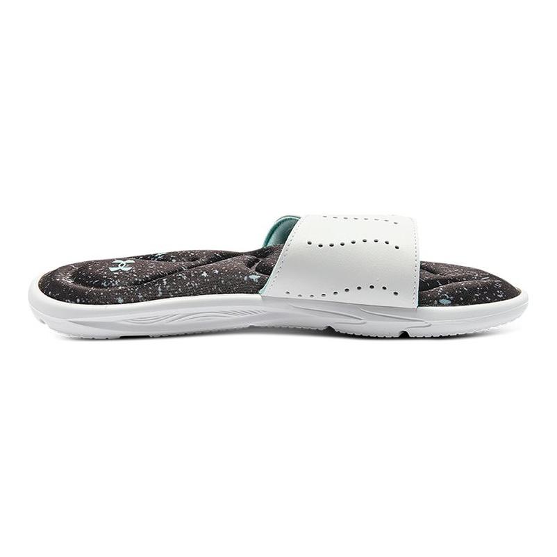 Under Armour UA Ignite VI Graphic FB Comfortable Quick-Dry Slide Sandals Women sandals Mint-Green 3023767-104