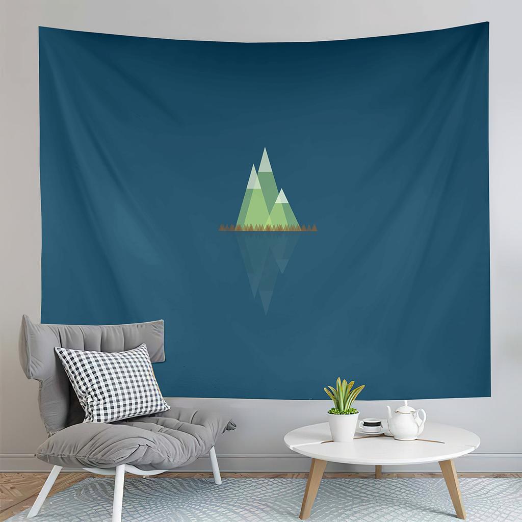 Abstract Sunset Landscape Tapestry Nature Scenery Tapestry Minimalism Style Tapestry Home Living Room Bedroom Wall Tapestries