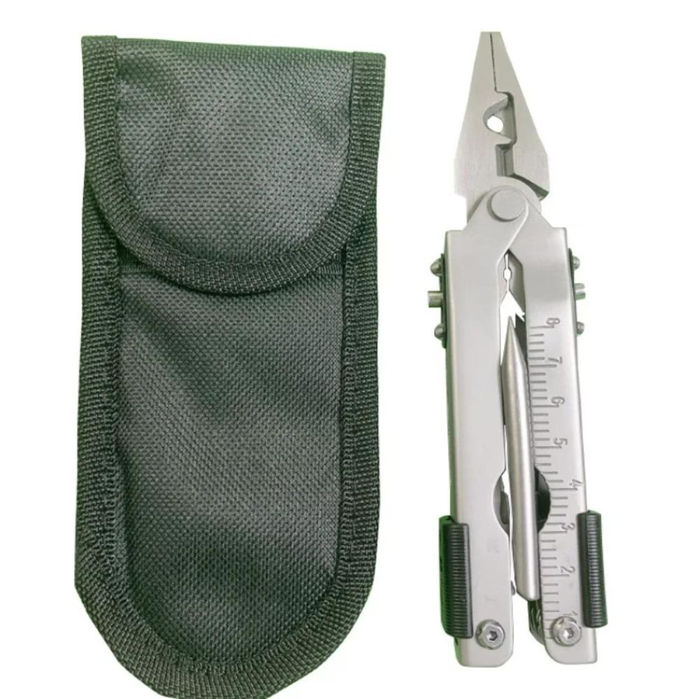 BIESUO Multifunctional Pliers Expansion Outdoor Knife Pliers with Ruler Tool Multi Tool
