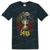 Gojira T Shirt Cosmic Eyes Tree Red Blue Psychedelic Metal Band Graphic Art Tee
