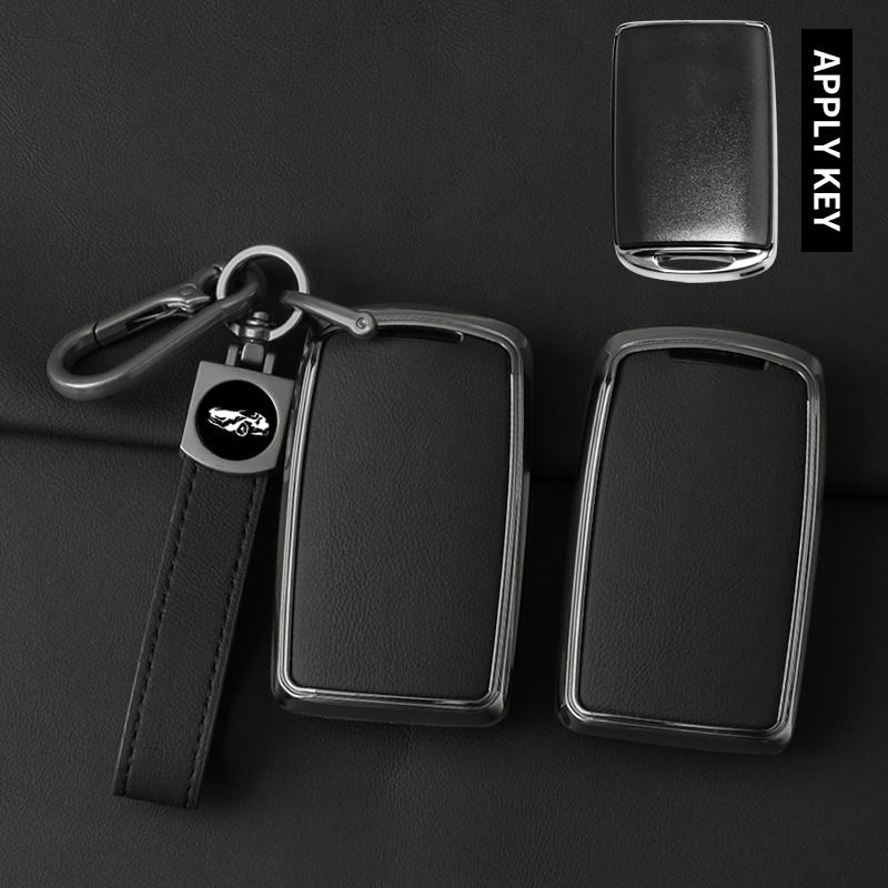 Metal Leather Car Key Case Cover For Mazda 3 Alexa Cx30 Cx-30 Cx3 Cx-3 Cx5 Cx-5 Cx8 Cx-8 Cx9 Cx-9 Protected Shell Accessories