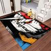 Robot-Themed Sci-Fi Print Carpet suitable as a non-slip mat for the living room or bedroom sofa