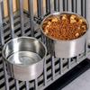 Stainless Steel Hanging Dog & Cat Feeder Bowl
