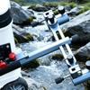360-Degree Rotating Pole Holder Stainless Steel Two-Rod Fishing Rod