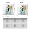 Breakfast At Tiffanys Square Pillowcase Polyester Linen Velvet Creative Zip Decorative Pillow Case Bed Cushion Cover