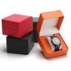Watch Storage Box PU Single  Display Case Wristwatch  Holder Travel Jewelry  Organizer For Men Gift