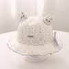 Adorable Mesh Floral Baby Girl Bucket Hat for Spring/Summer