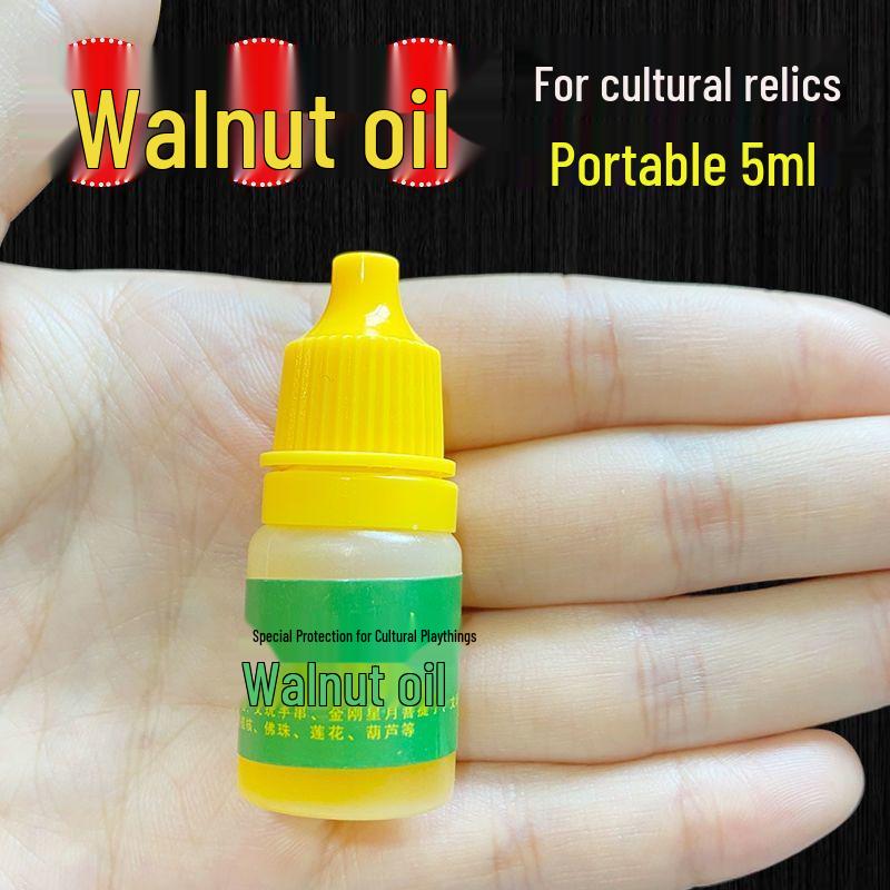 Walnut Bracelet Anti-Crack Maintenance Oil: Small Bottle for Vajra Bodhi & Huanghuali Coloring Walnut Oil