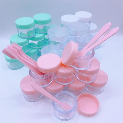 9 Pcs 20g/20ml Capacity Empty Sample Containers with Lids, Cosmetic Jars with Spatulas, Perfect for Lotions, Creams, Masks, Ointments, and More!