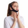 Black Triangle Anti-Snoring Breathable Chin Strap for Adults