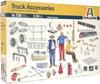 PLATZ Italeri 1/24 Truck Detail-Up Parts & Figure Set for Plastic Models IT720 (Automobile)